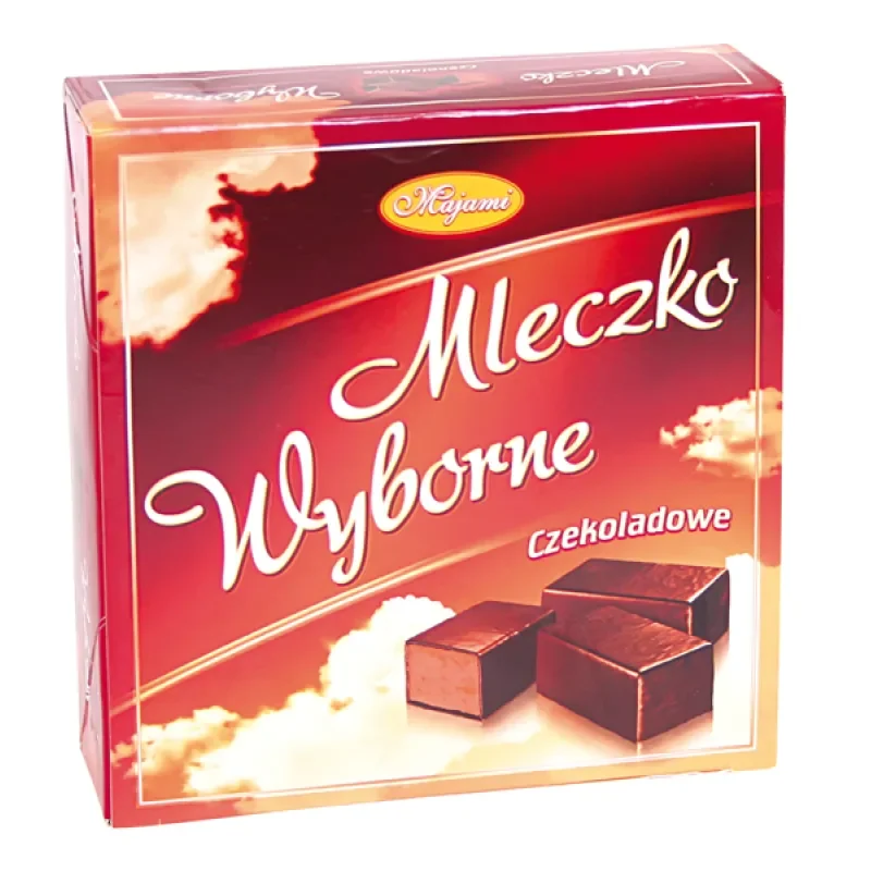 "Czekoladowe" Schaumzuckerwarenkonfekt mit Schokogeschmakt in Schokolade.