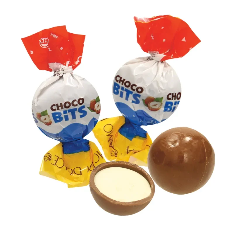 "Choco Bits" Pralinen mit Milchcreme.